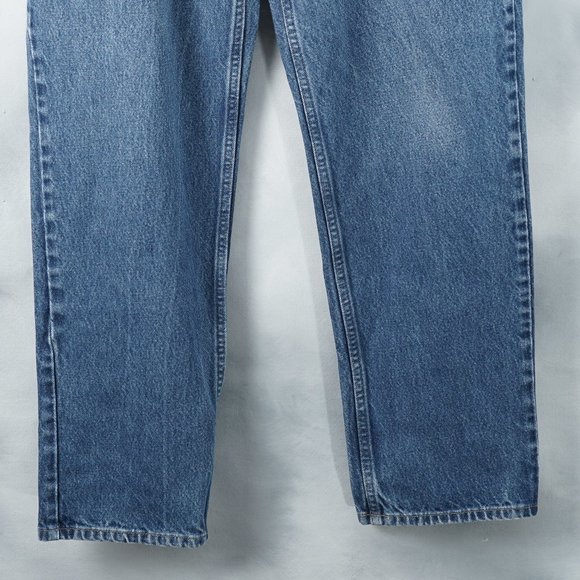 LLBEAN NATURAL FIT BLUE JEANS L.L. Bean MEN'S DENIM | Size 38x34 - Picture 8 of 13